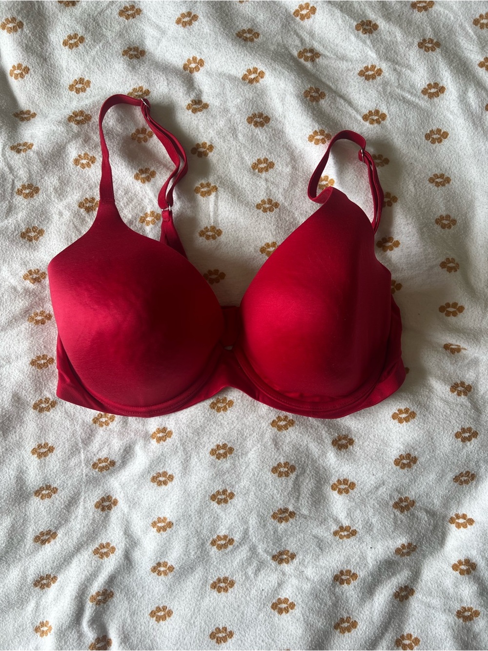 aerie Red T-Shirt Bra with Molded Cups